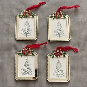 Ornament Picture Frame Set of 4